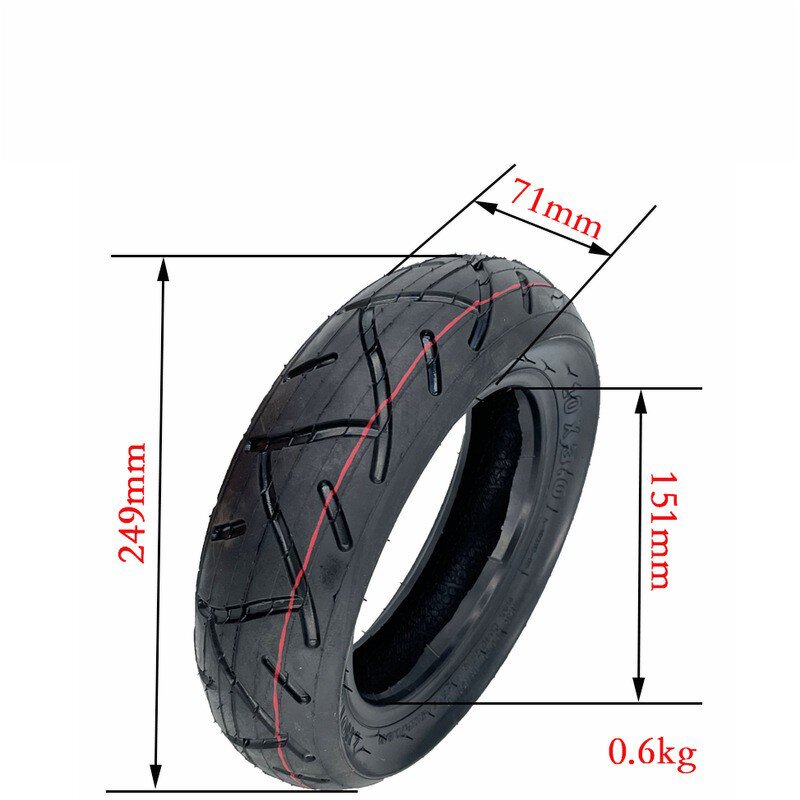 Escooter Tire Manufacturer - Whole Sale Thickened 255x80 80/65-6 10x3.0-6 Zero10 10 Inch with Inner Tube