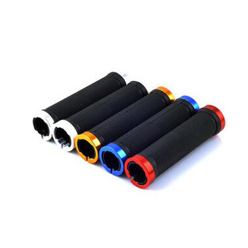 Mountain Bike Handlebar Grip Manufacturer - New Aluminum Alloy Double Locking Cover Set Super Comfortable