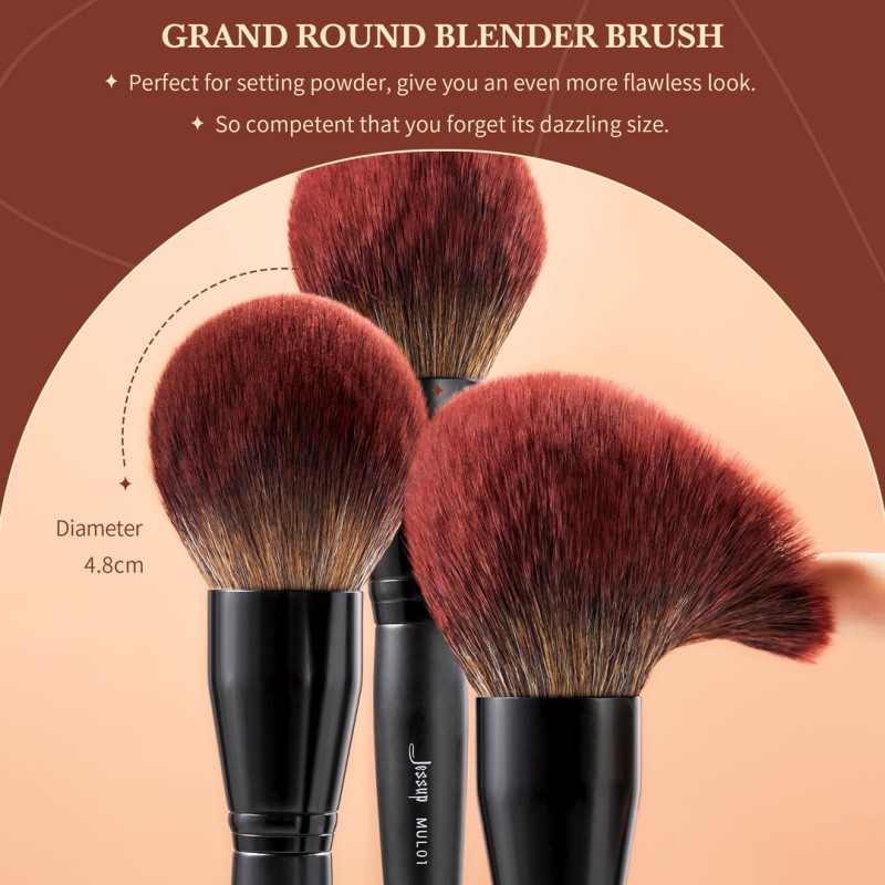 Luxury Makeup Brush Supplier - 21pcs Vegan Custom Logo