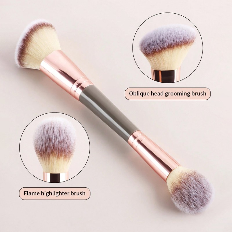 Double Ended Brush Supplier - Precision Powder Foundation