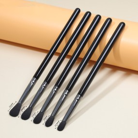 Professional Makeup Brush Supplier - EMF Black Wood Handle Custom