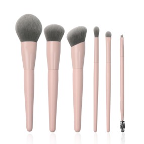 Vegan Makeup Brushes Supplier - Wholesale 6pcs Custom Logo Travel