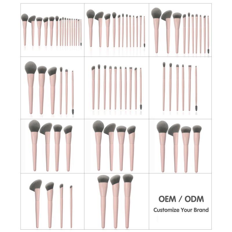 Makeup Brushes Set Manufacturer - Customized 4pcs Synthetic Foundation