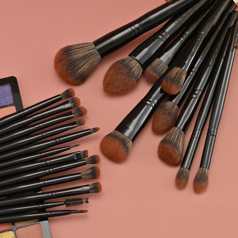 Luxury Makeup Brush Supplier - 21pcs Vegan Custom Logo