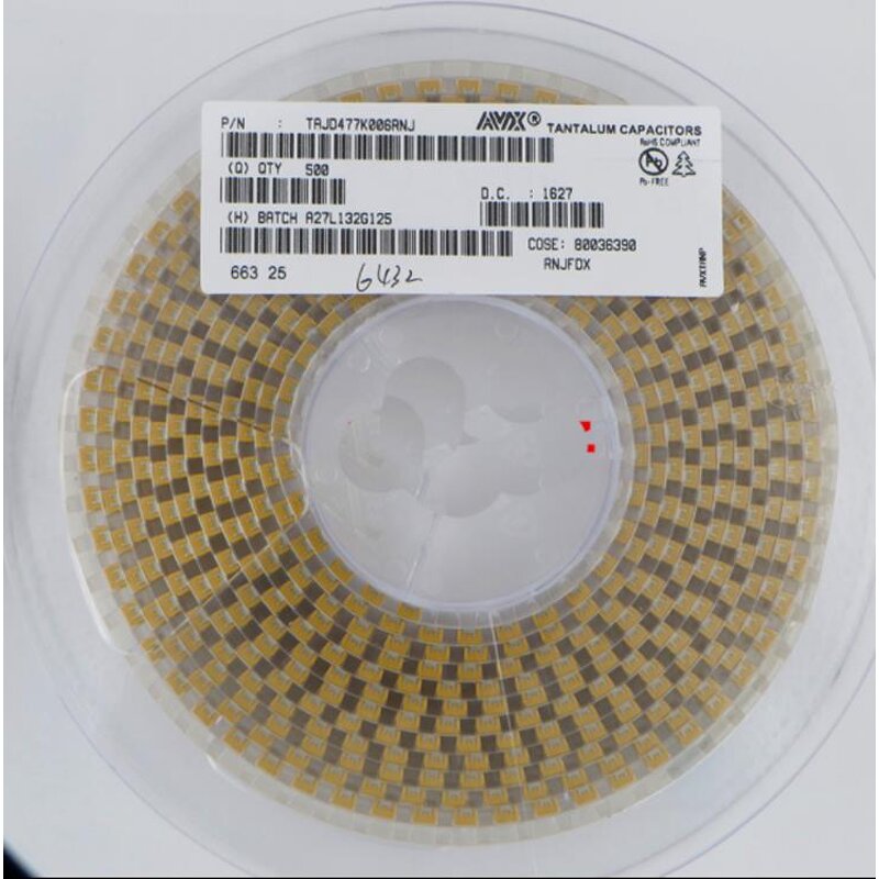 Tantalum Capacitor - Manufacturer TAJA226M010RJN 22UF 10V 3216 A