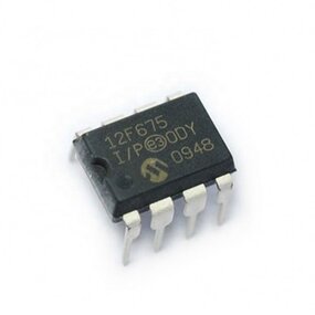 Microcontroller - Manufacturer PIC12F675-I/P DIP8 8-bit Flash Memory
