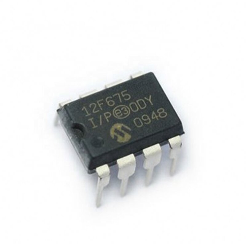 Microcontroller - Manufacturer PIC12F675-I/P DIP8 8-bit Flash Memory