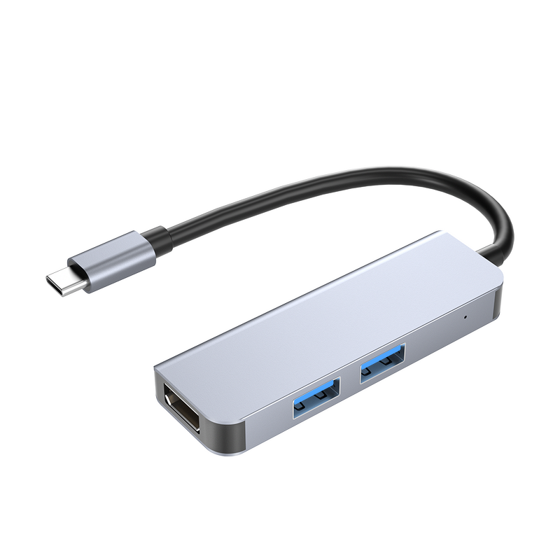 Docking Station - Manufacturer 3-in-1 Type C to 4K HDTV USB3.0 High Speed