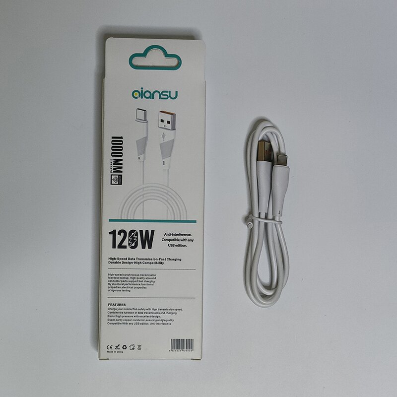 Cable - Manufacturer Type c Fast Charger Flat Micro USB Fast Charging with Box