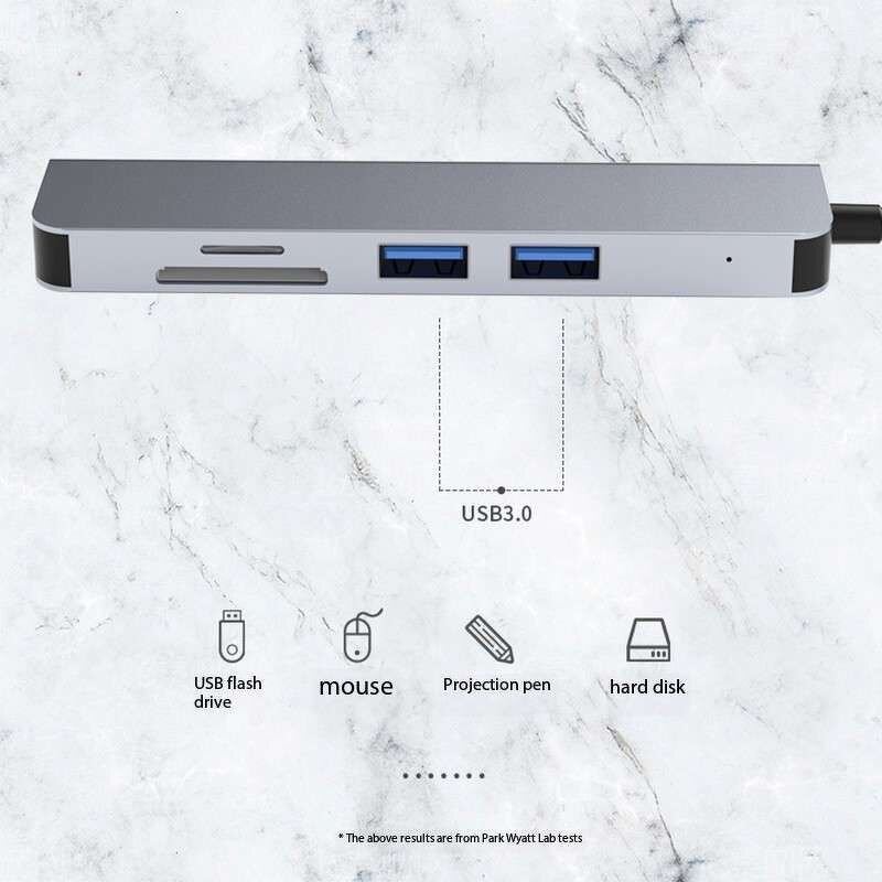 USB Hub - Manufacturer 5-in-1 Multiport 4K HDTV USB 2.0/3.0 SD TF Card Reader