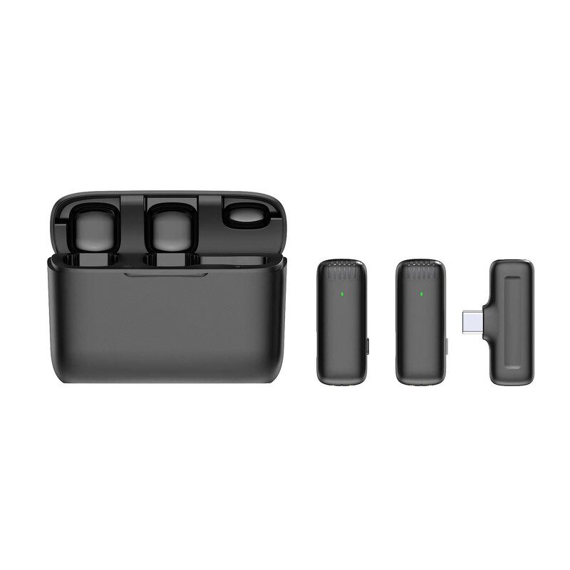 Microphone - Manufacturer J13 Wireless Lavalier Mini 2-in-1 Clip Noise Reduction