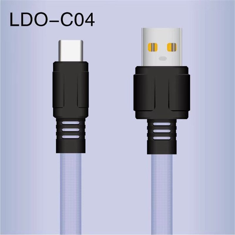 Cable - Manufacturer Flat Type C Fast Charging 1M V8 I6 for Samsung Huawei