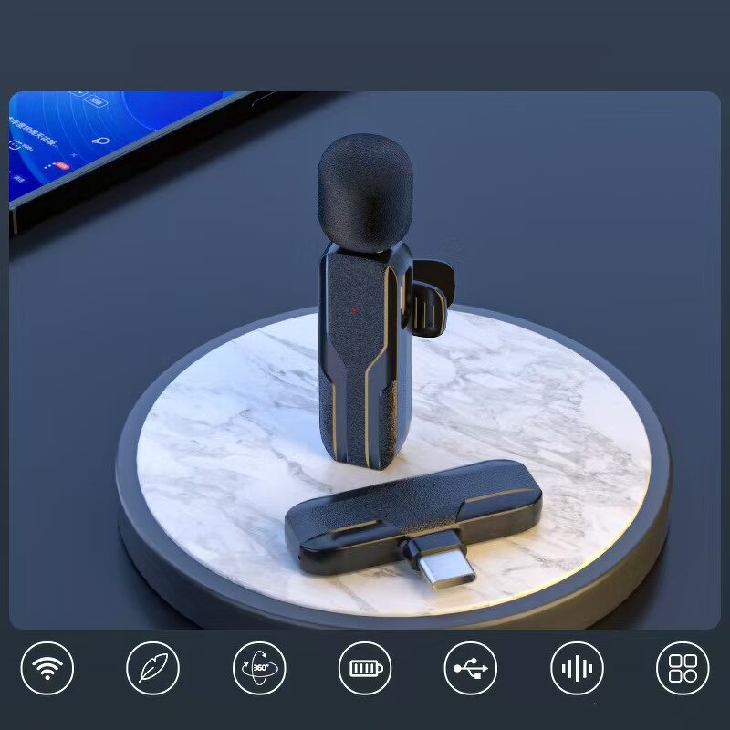 Microphone - Manufacturer Lavaliere Portable Mini 2 Mic for Phone Type-c