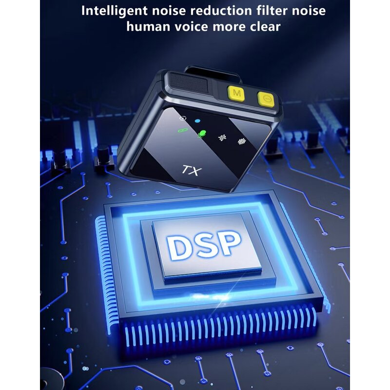 Microphone - Manufacturer R8 Mini Lapel Mic 2.4G Wireless Stereo for Interviews