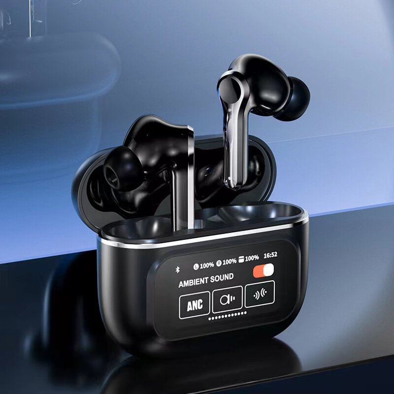Earbuds - Manufacturer YX30 Wireless BT5.2 Big Battery LED Touch Screen Noise Cancelling