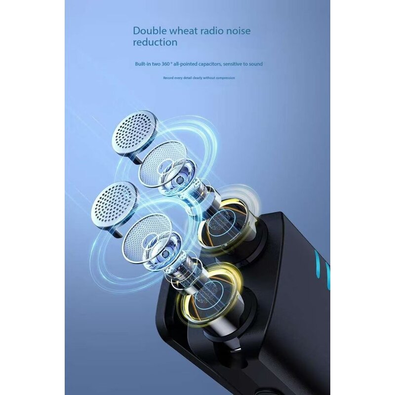 Microphone - Manufacturer NX8 Noise Reduction Lapel Portable Mini with Charging Case