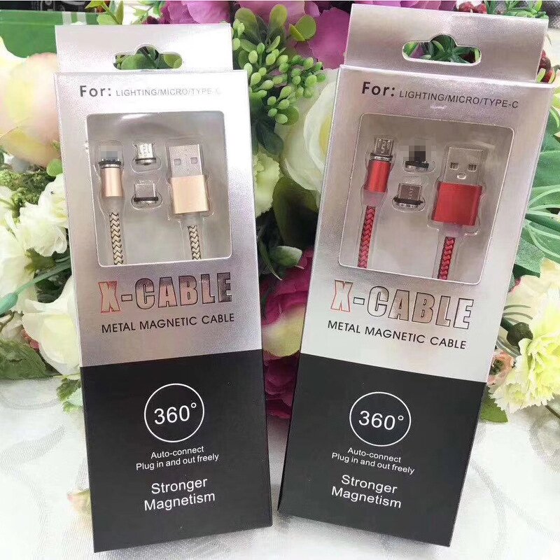 Cable - Manufacturer 3-in-1 USB Magnetic Charging USB to Type C Micro