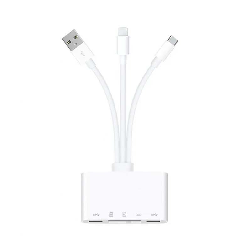 Card Reader - Manufacturer 5-in-1 SD TF Card Reader OTG Type-C USB C Multi Port