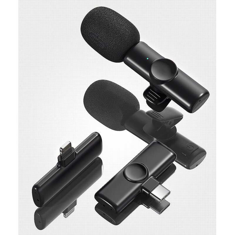 Microphone - Manufacturer K11 Type-c IOS Wireless Lapel Clip for Teaching