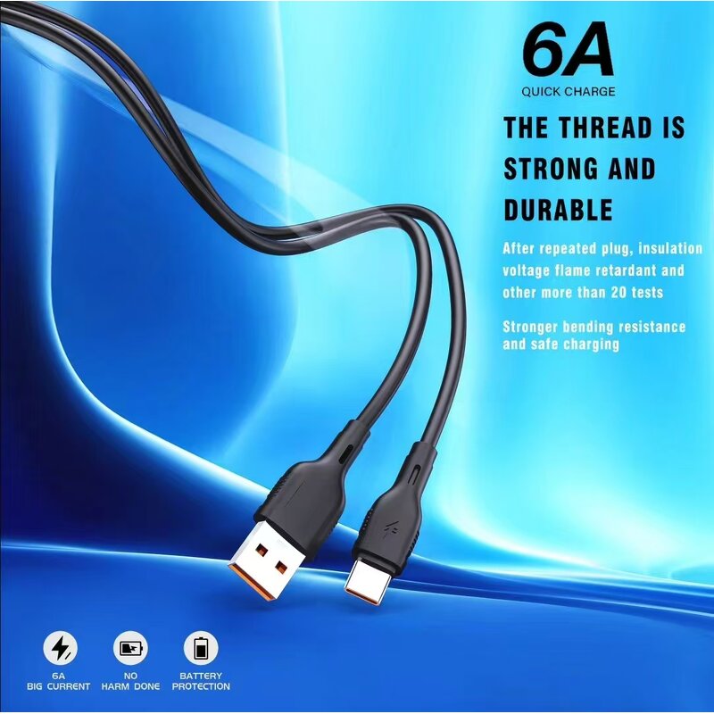 Cable - Manufacturer USB TPE Jacket Micro USB-C Type-C Pure Copper for iPhone