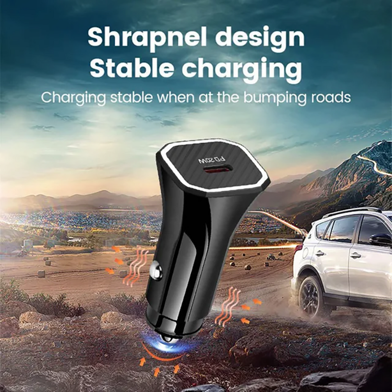 Car Charger - Manufacturer Universal PD 12W Type C USB C One Port