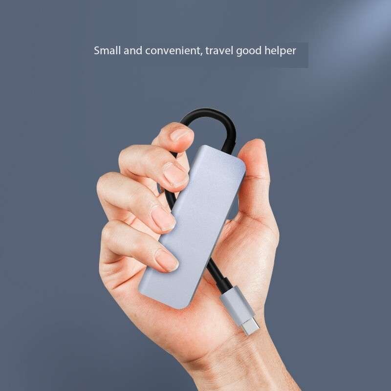 Docking Station - Manufacturer 3-in-1 Type C to 4K HDTV USB3.0 High Speed