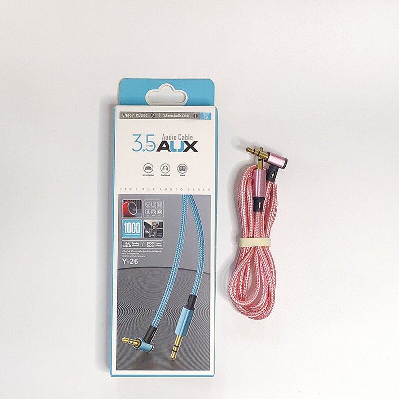 AUX Cable - Manufacturer 3FT 1Metre 3.5mm Jack Male to Male Stereo for Headphone