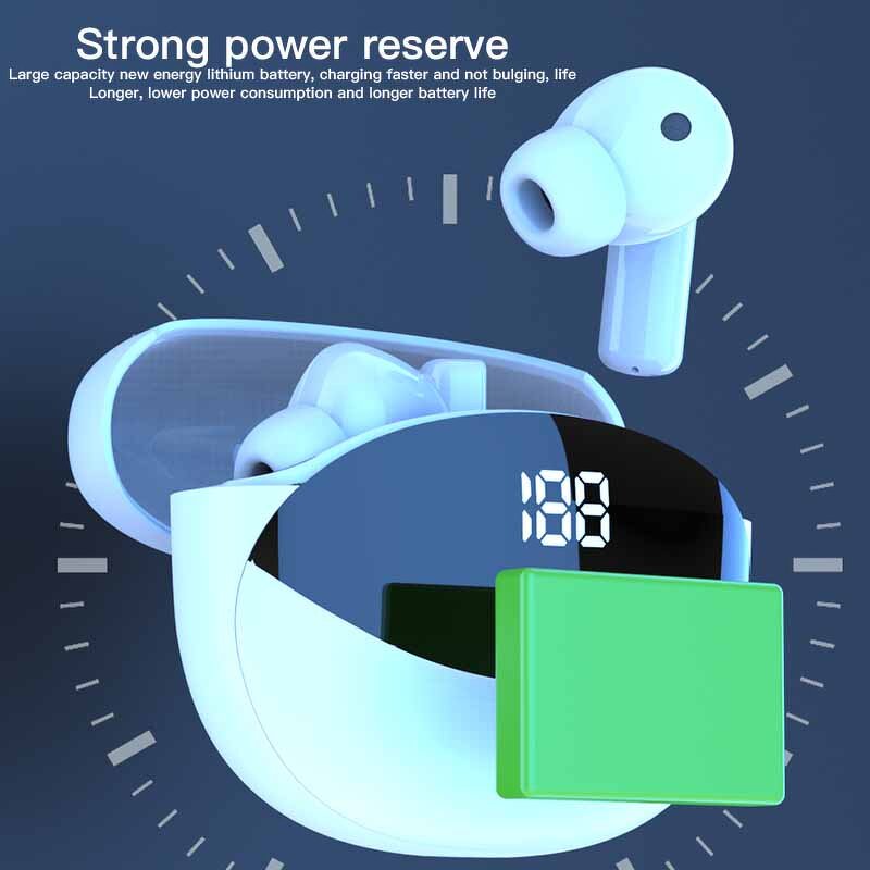 Earbuds - Manufacturer MT80 Pro TWS ANC+ENC Active Noise Cancelling Gaming Sports