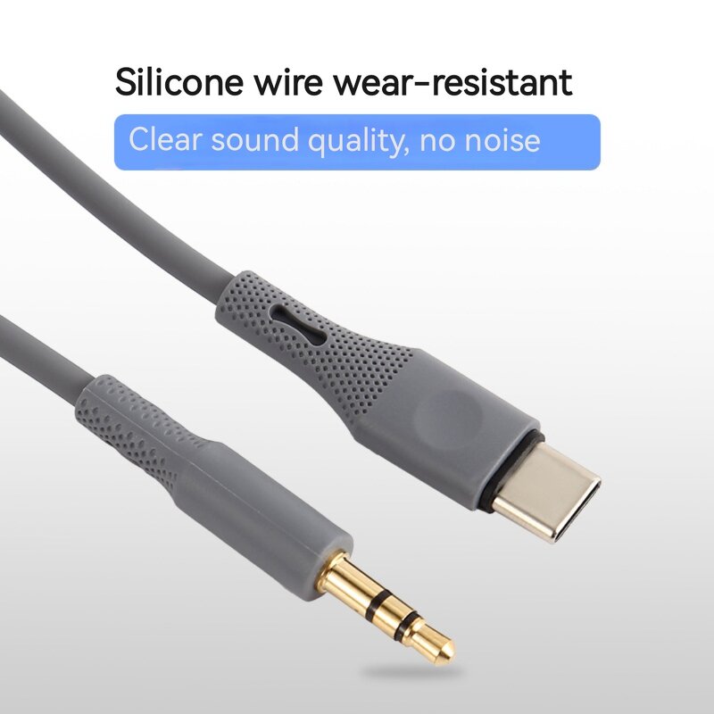 Audio Cable - Manufacturer 3FT Type-c Vehicle-Mounted Ios to 3.5mm Flat Aux