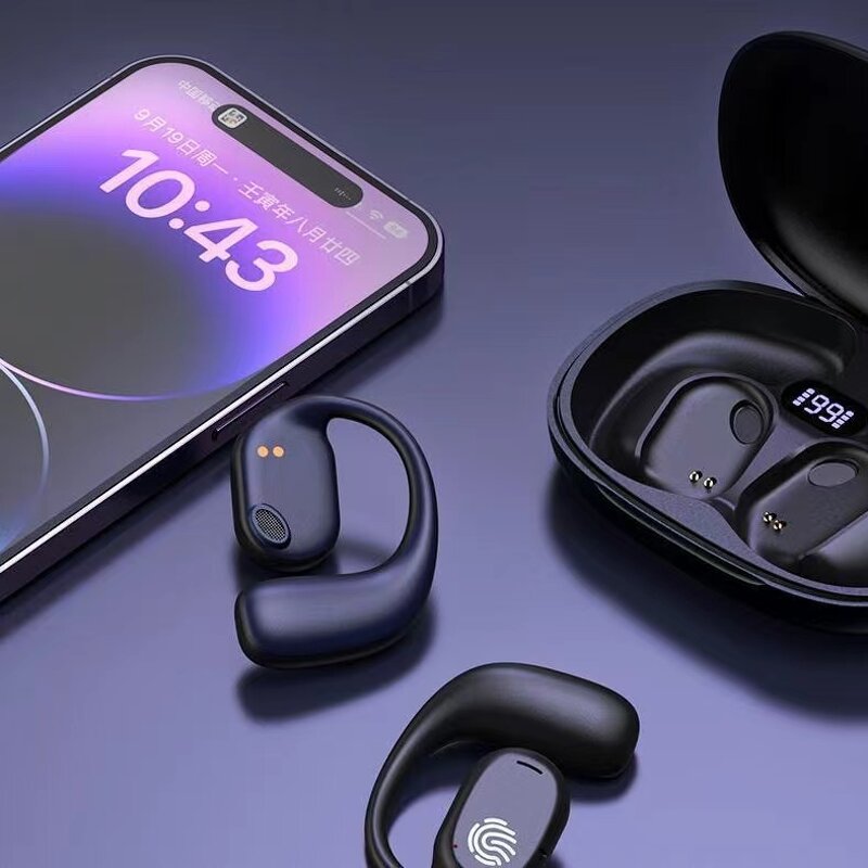 Earphones - Manufacturer Waterproof ABS LED Display BT V5.3 Wireless Noise Resistance