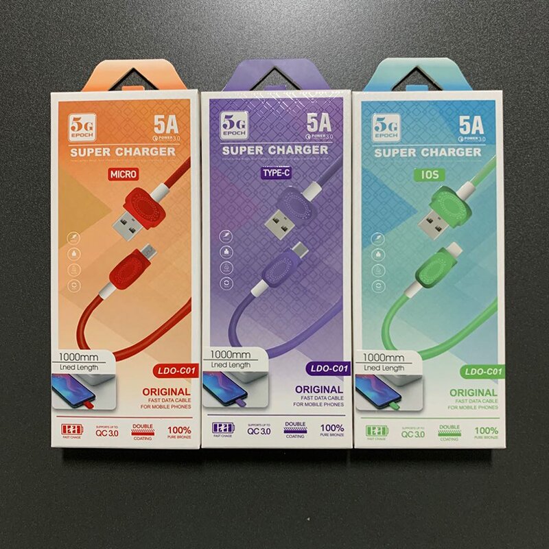 Cable - Manufacturer Micro USB 2.4a Fast Quick Charger Type c Charging Data