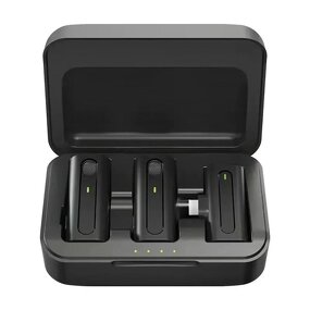 Microphone - Manufacturer K93 2MIC Mini Wireless Lavalier 2.4GHz Rechargeable