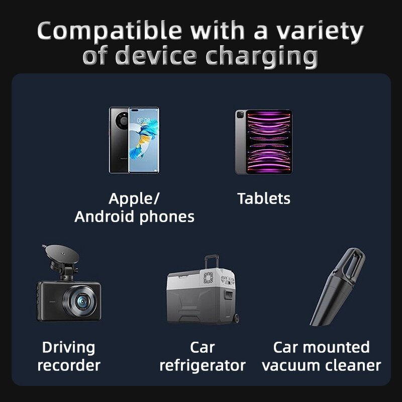 FM Transmitter - Manufacturer CS8 BT 5.3 15W Wireless 4 Ports PD Type-C USB 3.1A