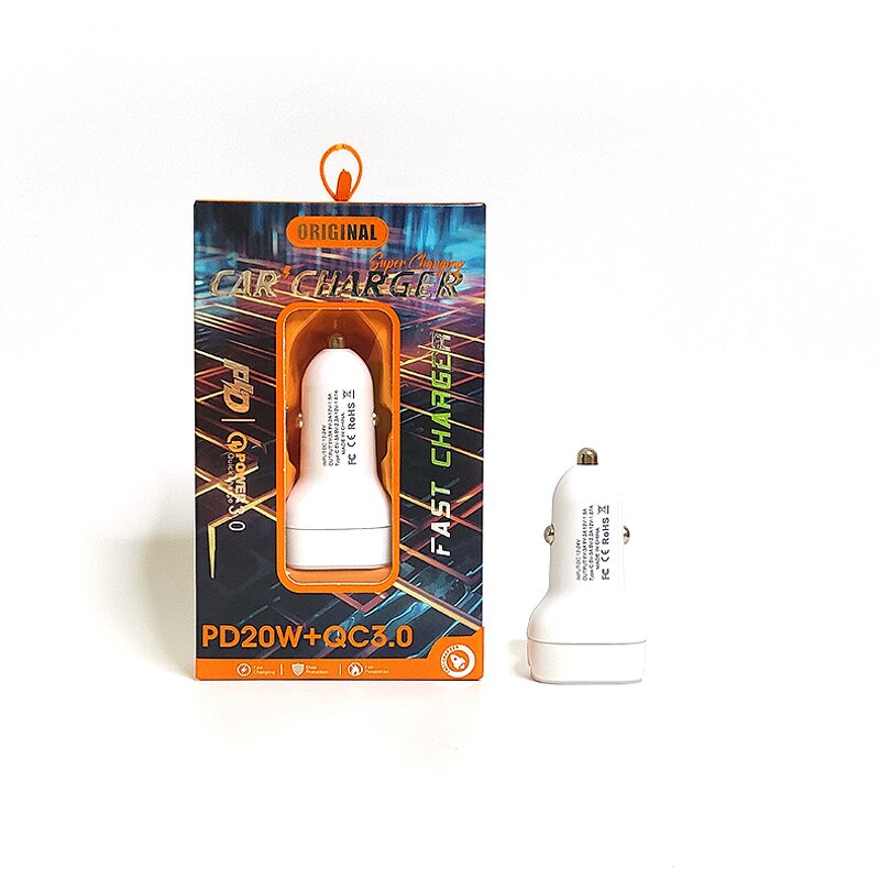 Car Charger - Manufacturer 3.1A USB C Fast Charging Type C for iPhone 12-13 Pro