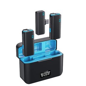 Microphone - Manufacturer NX8 Noise Reduction Lapel Portable Mini with Charging Case