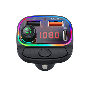 Car Charger - Manufacturer 5V 3A Type C Multifunction BT FM Transmitter