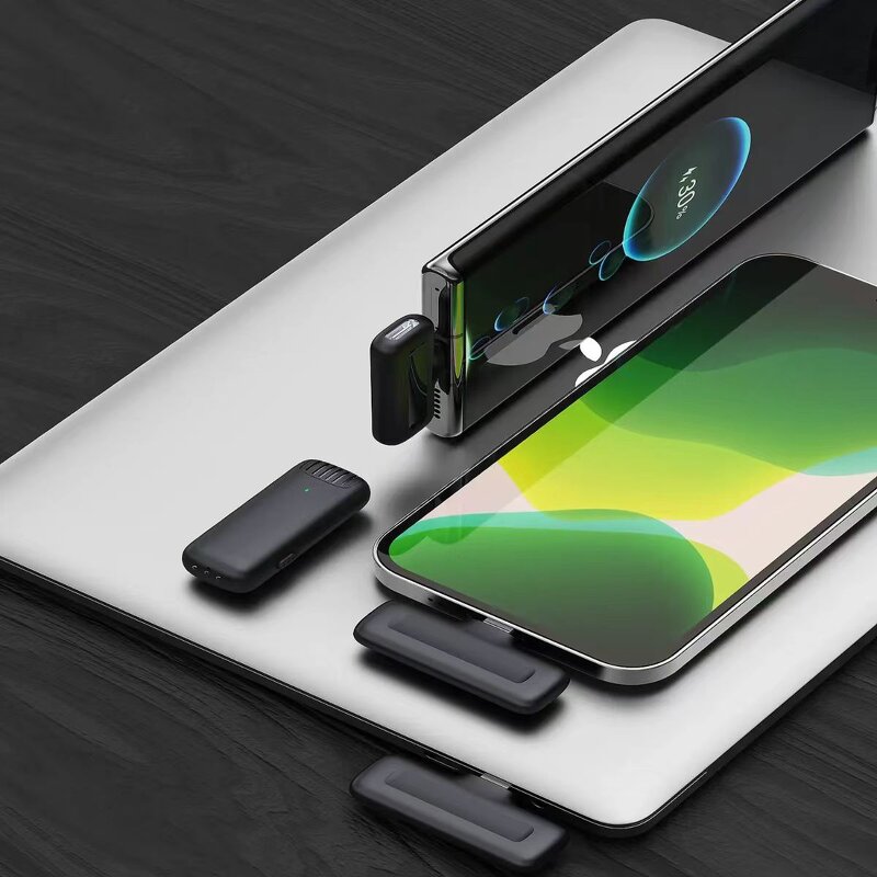 Microphone - Manufacturer J13 Wireless Lavalier Mini 2-in-1 Clip Noise Reduction