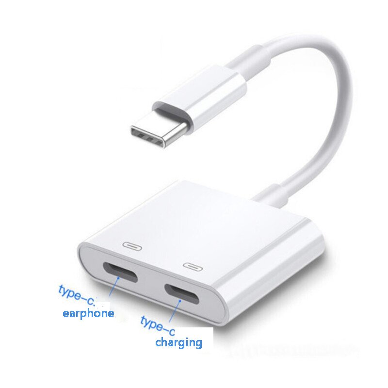 Adapter - Manufacturer 2-in-1 Type C to 3.5mm Charging Cable DC 3.5mm