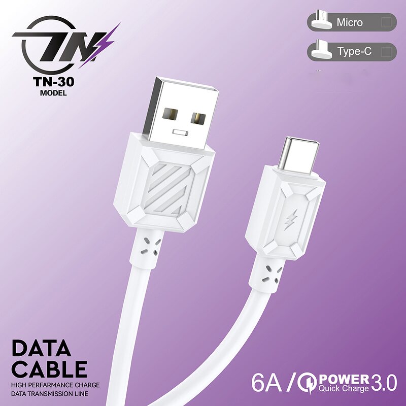 Cable - Manufacturer Type C Fast Charging 1M V8 I6 for Samsung Huawei