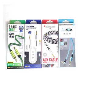 AUX Cable - Manufacturer 3FT 1Metre 3.5mm Jack Male to Male Stereo for Headphone