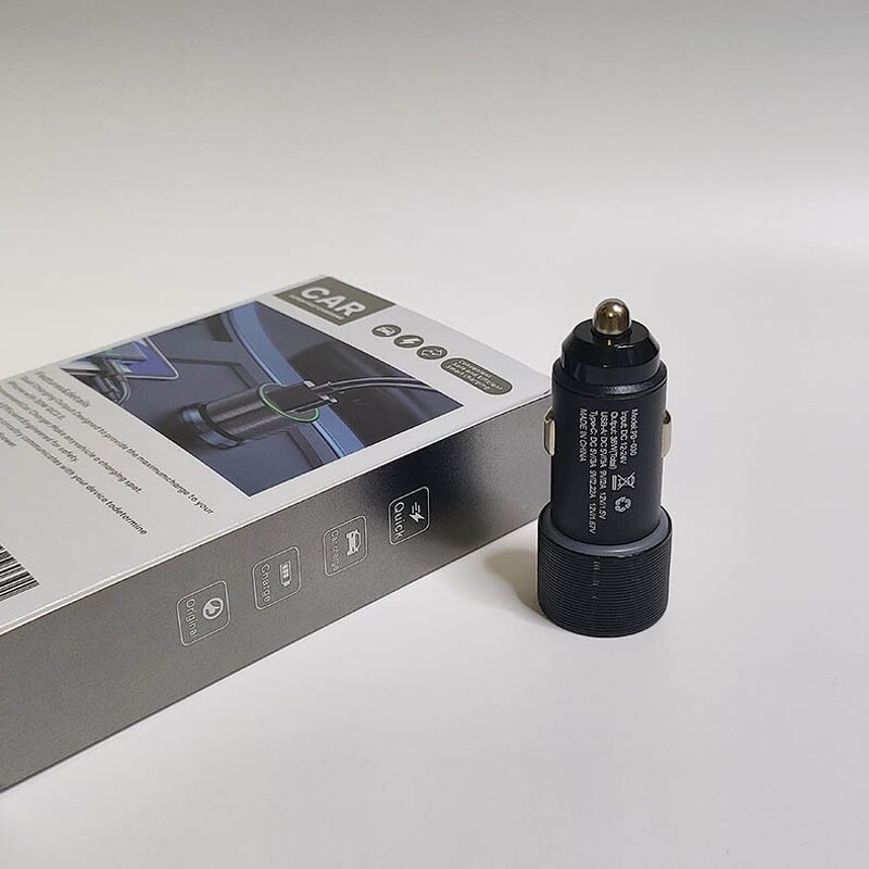 Car Charger - Manufacturer 38W Metal Zinc Alloy Dual Port USB C PD QC3.0 30W 18W