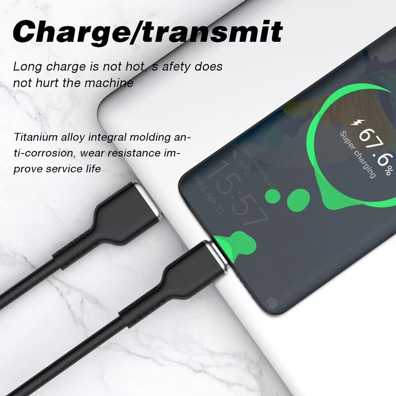 Cable - Manufacturer TPE Jacket Micro USB Type-C Pure Copper for iPhone