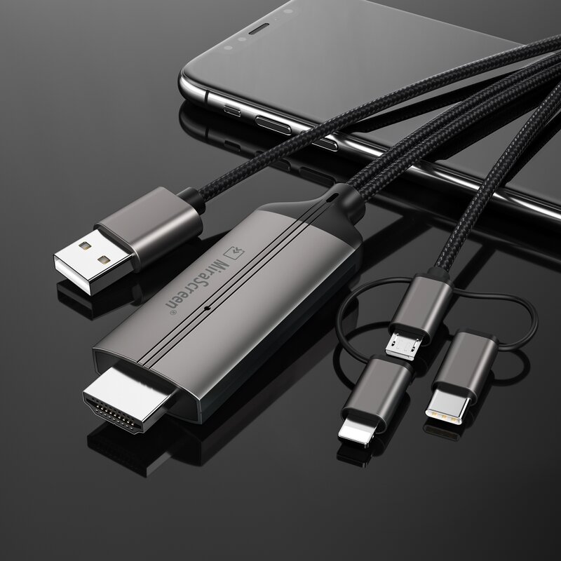 Cable - Manufacturer LD36 3-in-1 USB to HDTV 2m with Wireless Audio