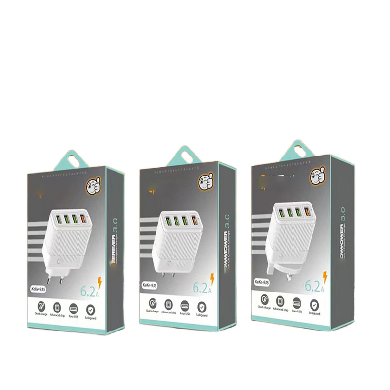 Wall Charger - Manufacturer 4 Ports 5V 2.4A 4USB QC3.0 Fast Charging