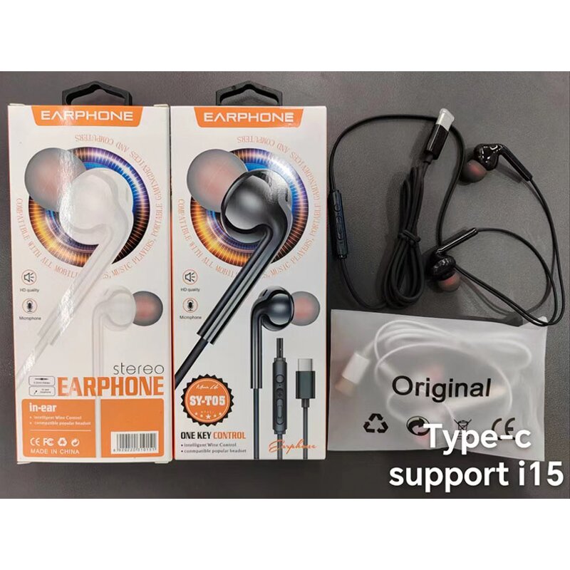 Earphone - Manufacturer Digital Audio Wired Type C for Huawei Honor Samsung