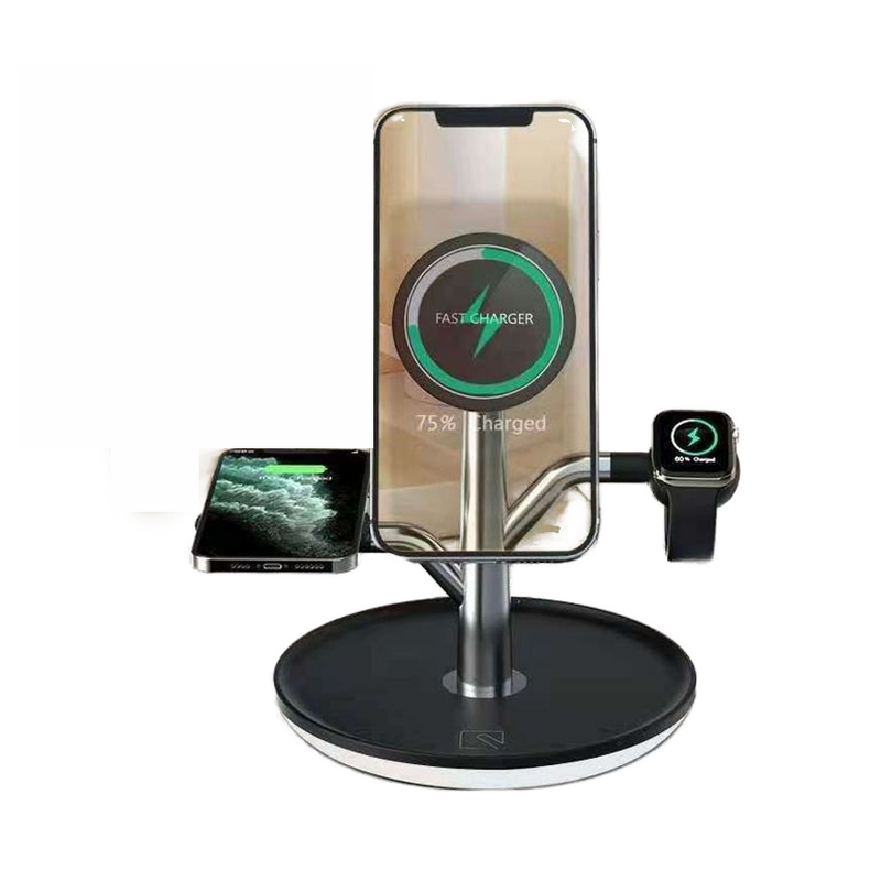 Wireless Charger - Manufacturer 15W Magnetic Fast Charging Dock Stand 3-in-1