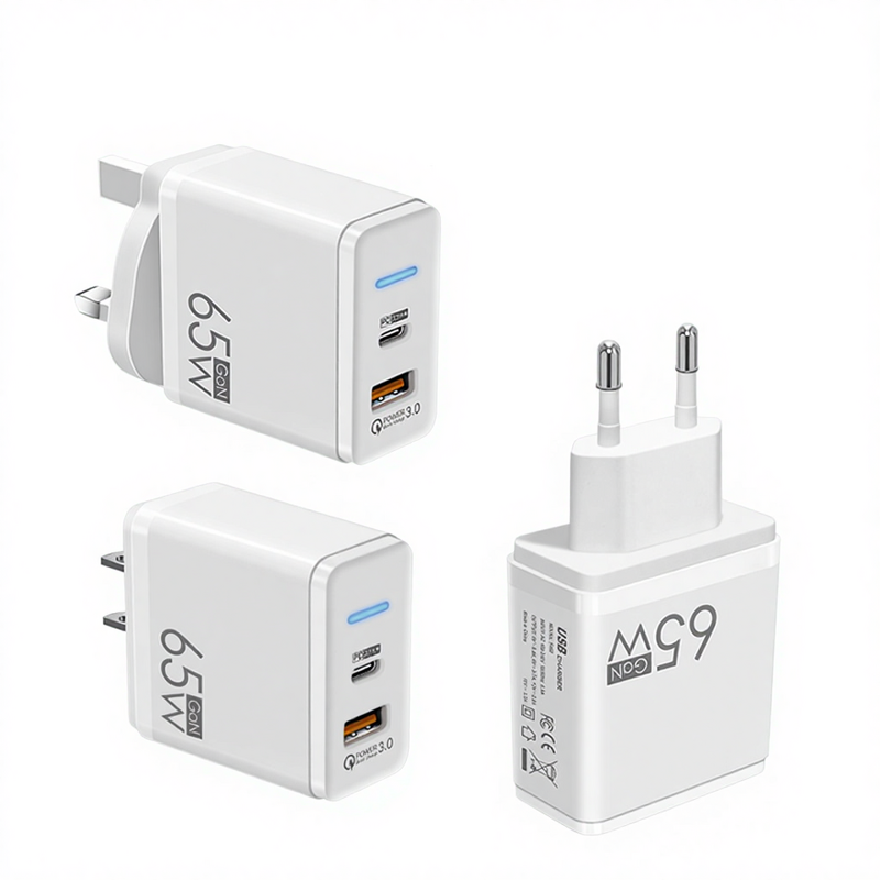 Wall Charger - Manufacturer 20W/48w/65w AU US UK Plug USB&USB-C QC3.0