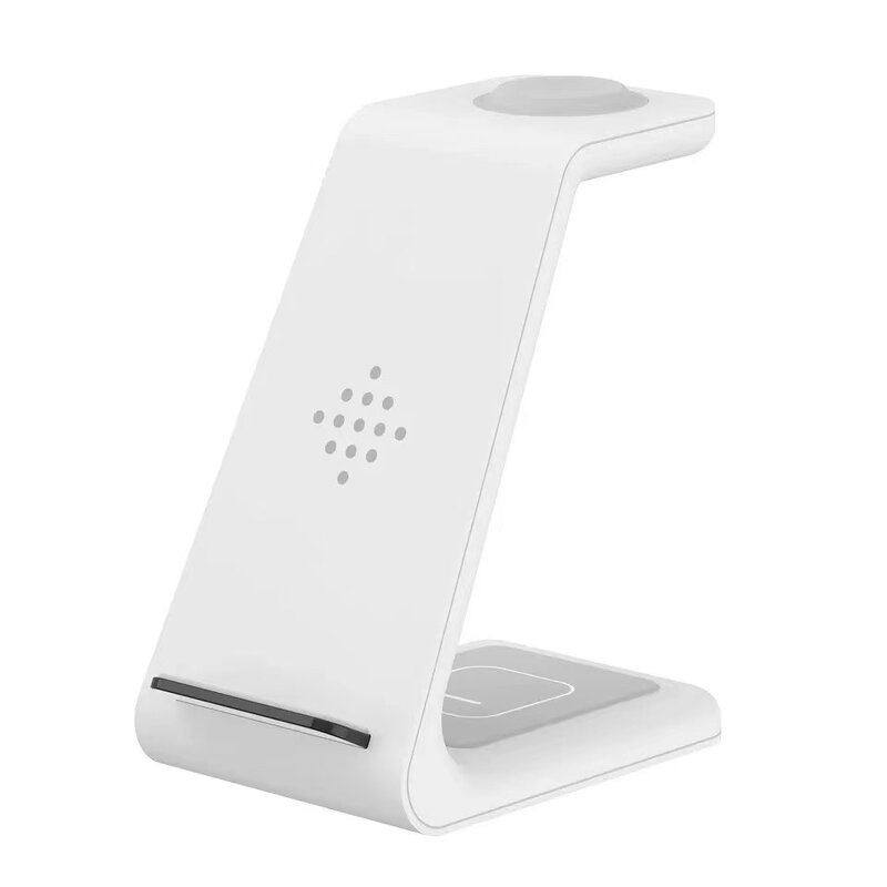 Wireless Charger - Manufacturer T3 3-in-1 15W Quick Fast Charging Portable Desktop