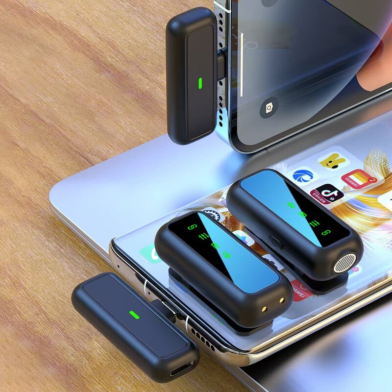 Microphone - Manufacturer SX6 Dual Android Type c Live Broadcast Lavaliermikrofon