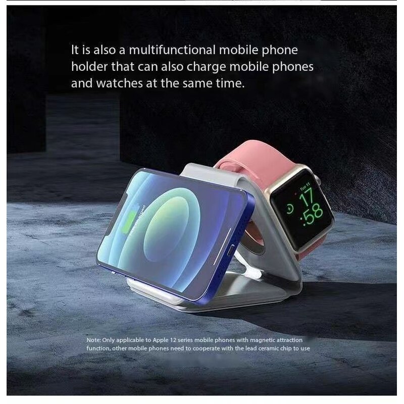 Wireless Charger - Manufacturer 3-in-1 15W Foldable Magnetic Fast Charging Pad